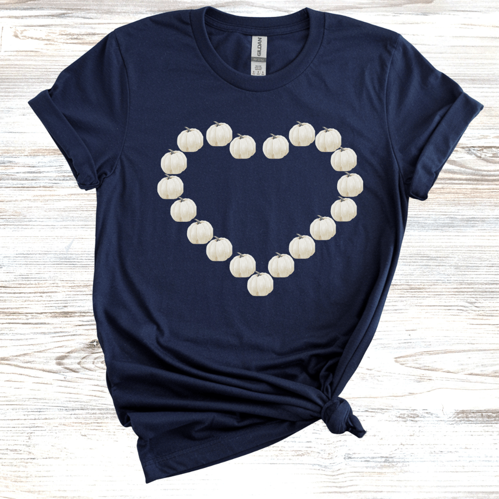 Heart-Shaped Pumpkin T-Shirt