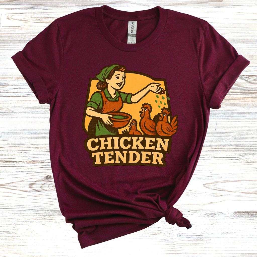 Retro Chicken Tender T-shirt