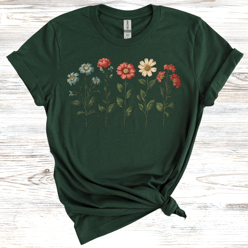 5 Flowers T-Shirt