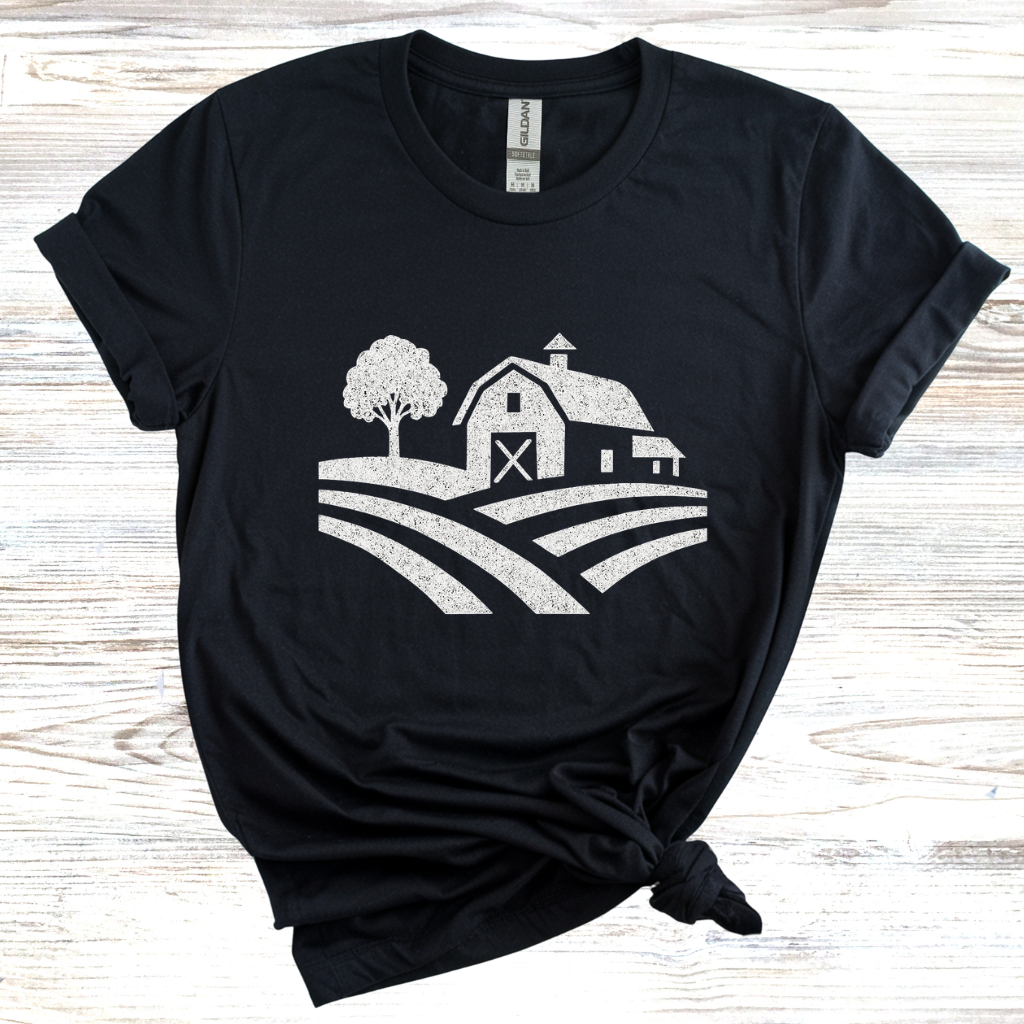 Rustic Farmscape T-shirt