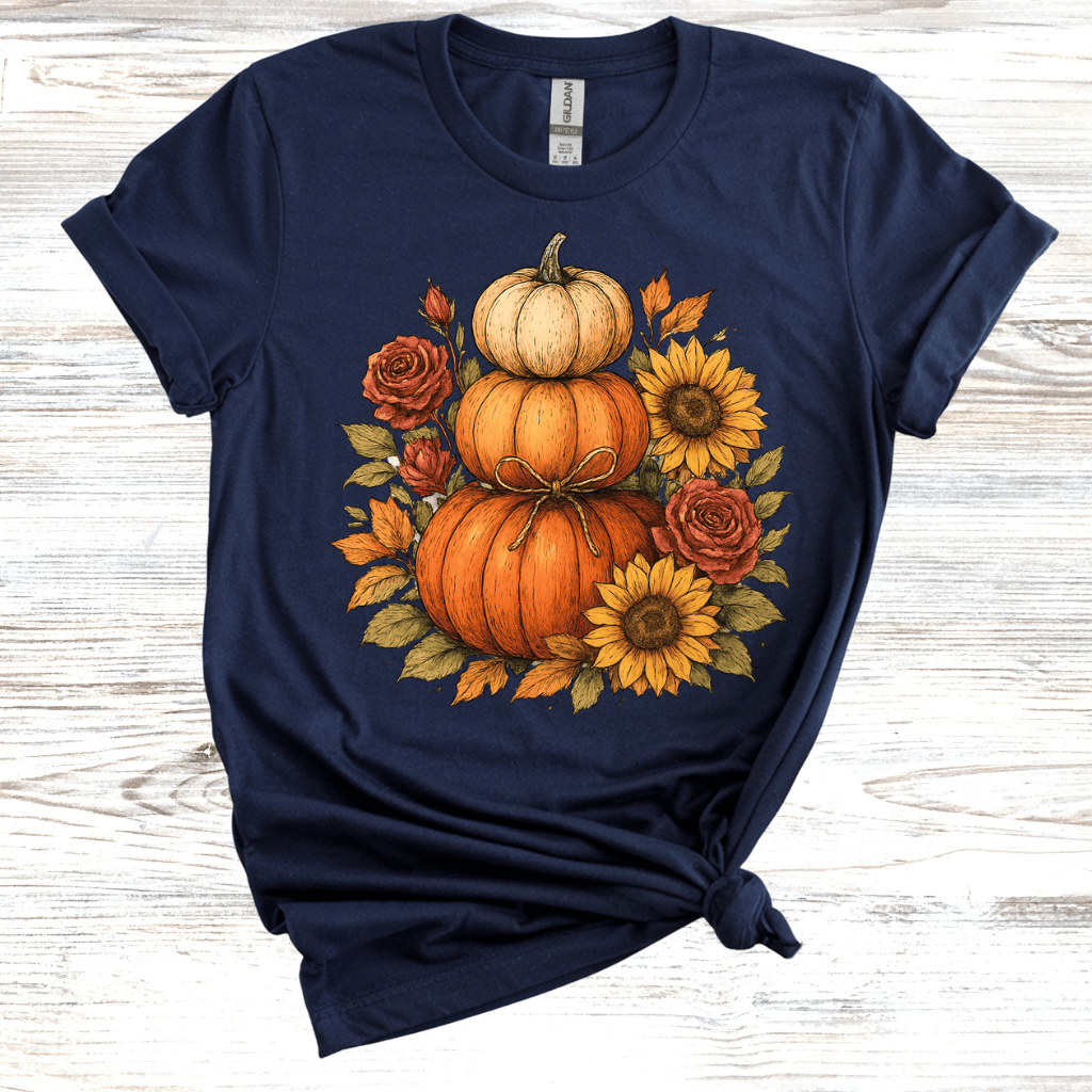 Stacked Fall Pumpkins T-Shirt