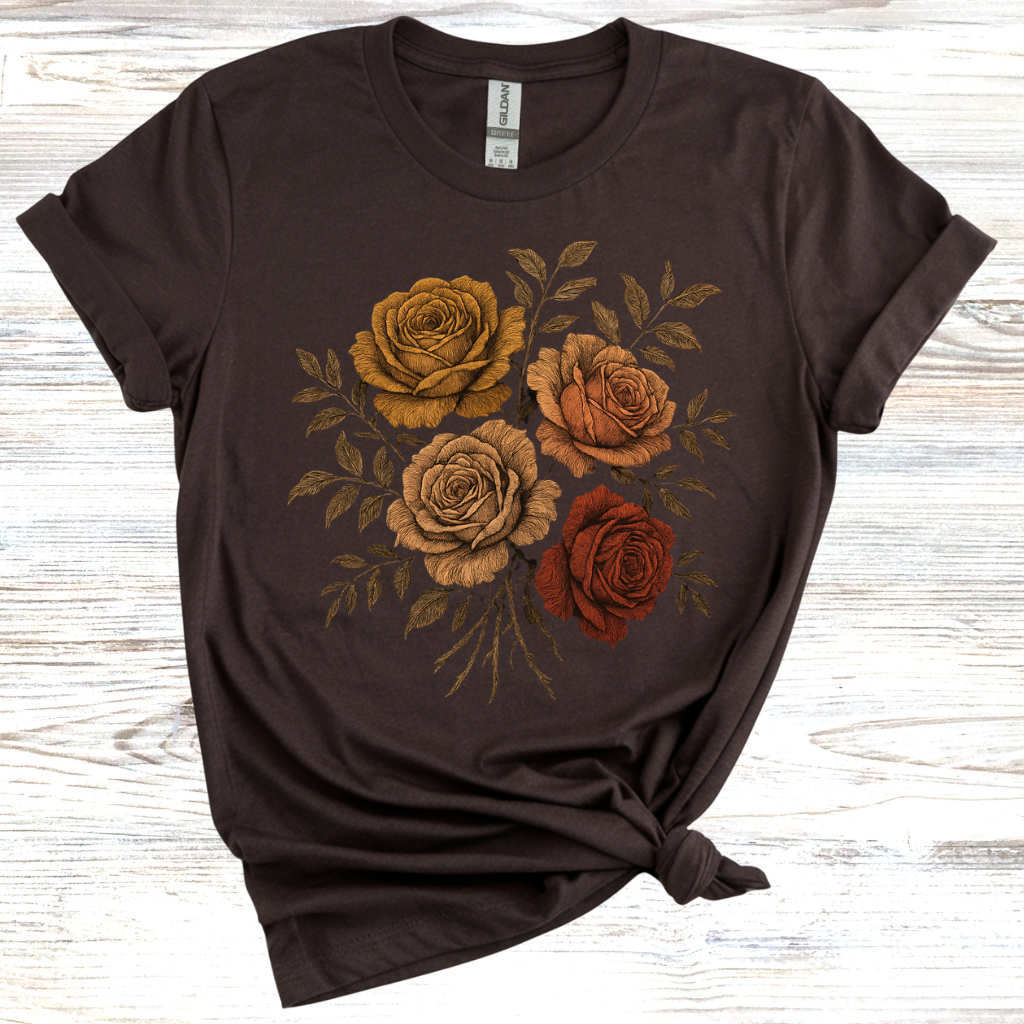 Four Rustic Roses T-Shirt
