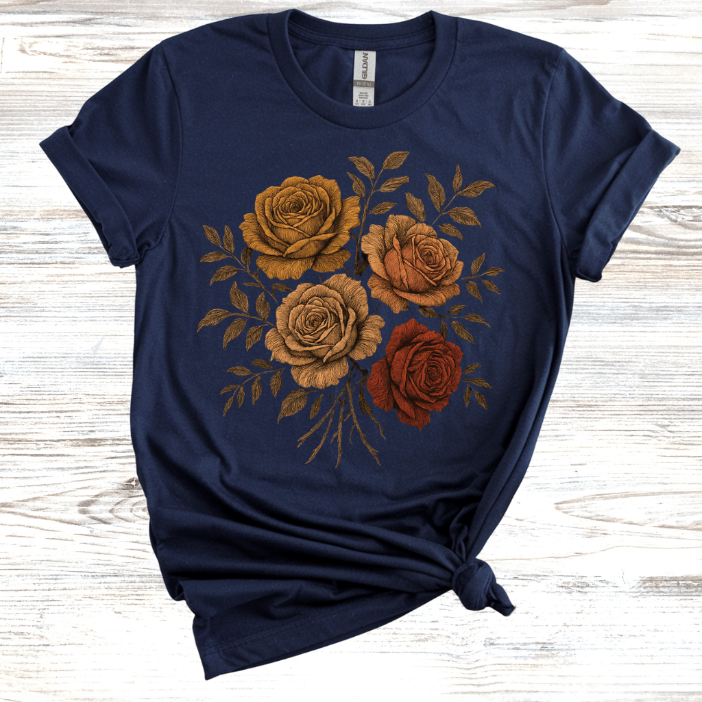 Four Rustic Roses T-Shirt
