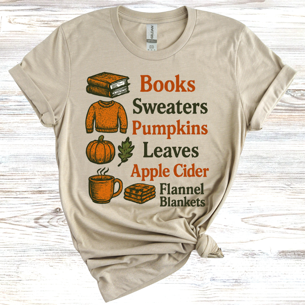 Cozy Fall Vibes List T-Shirt