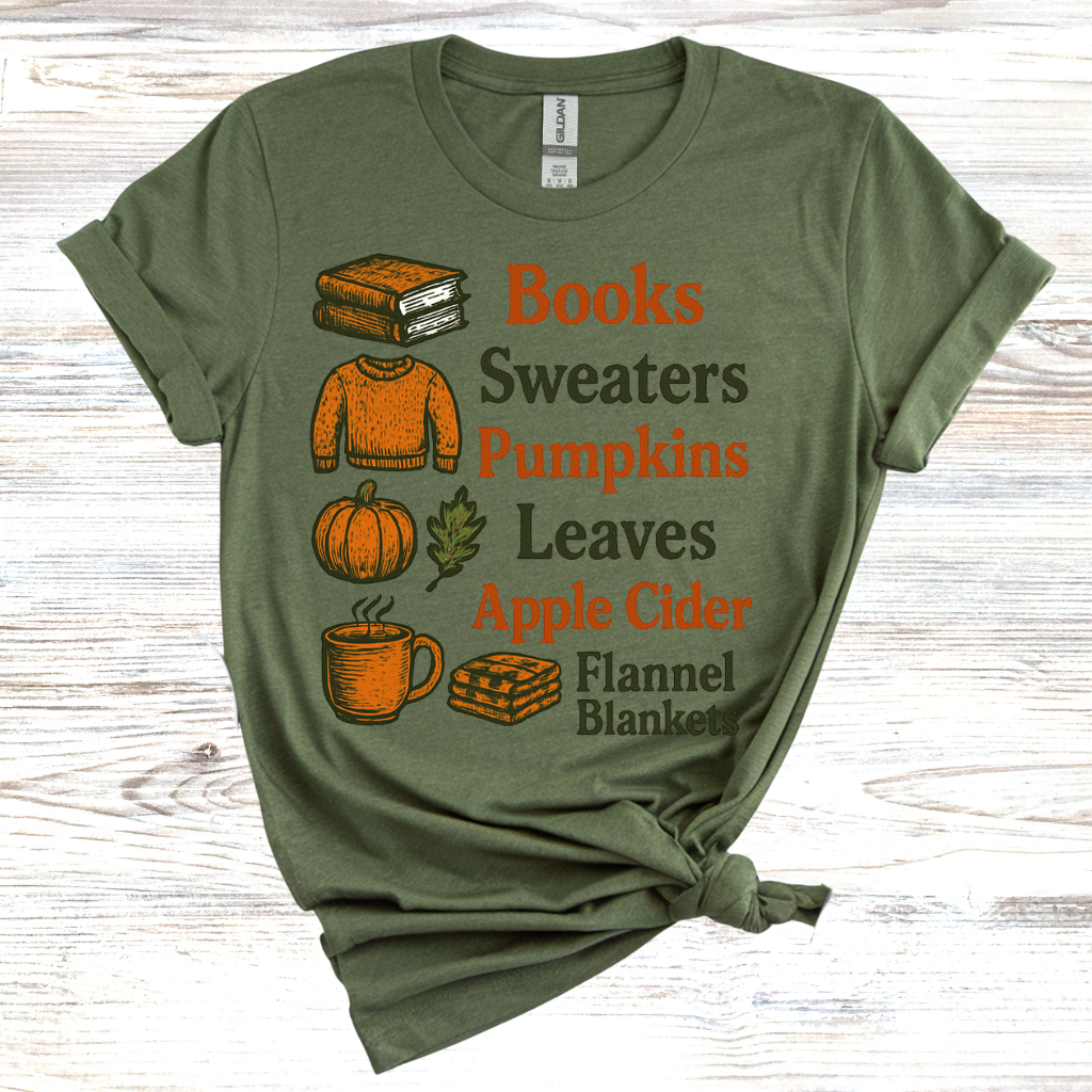 Cozy Fall Vibes List T-Shirt