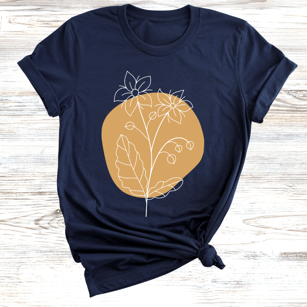 Flower Sketch T-Shirt