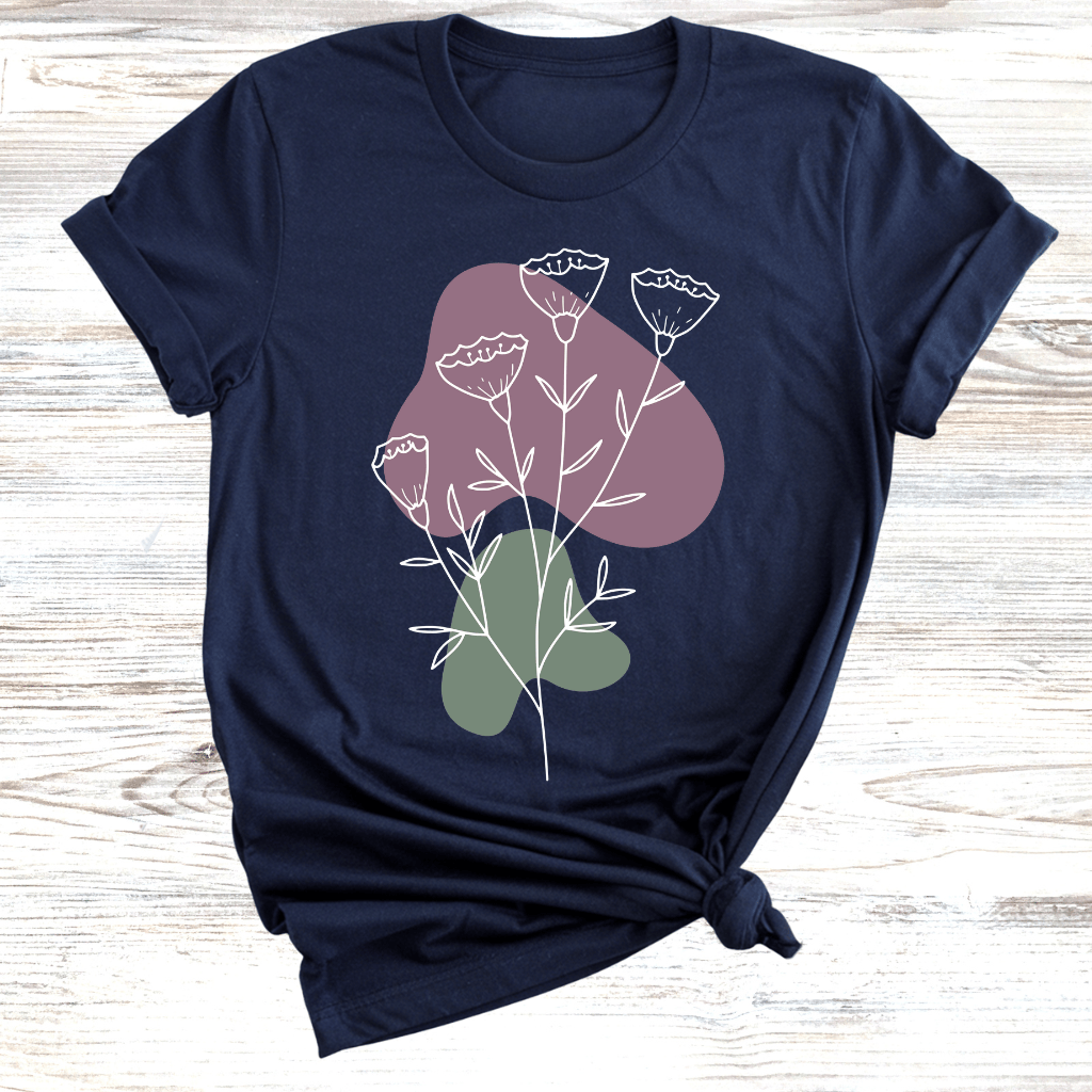 Flower Sketch T-Shirt