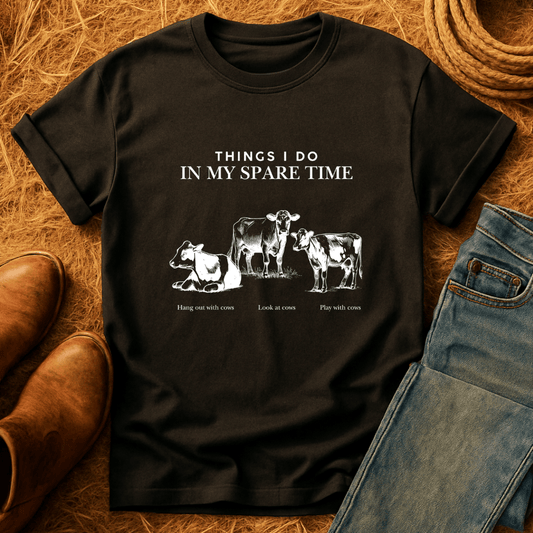 Cows In Spare Time T-Shirt