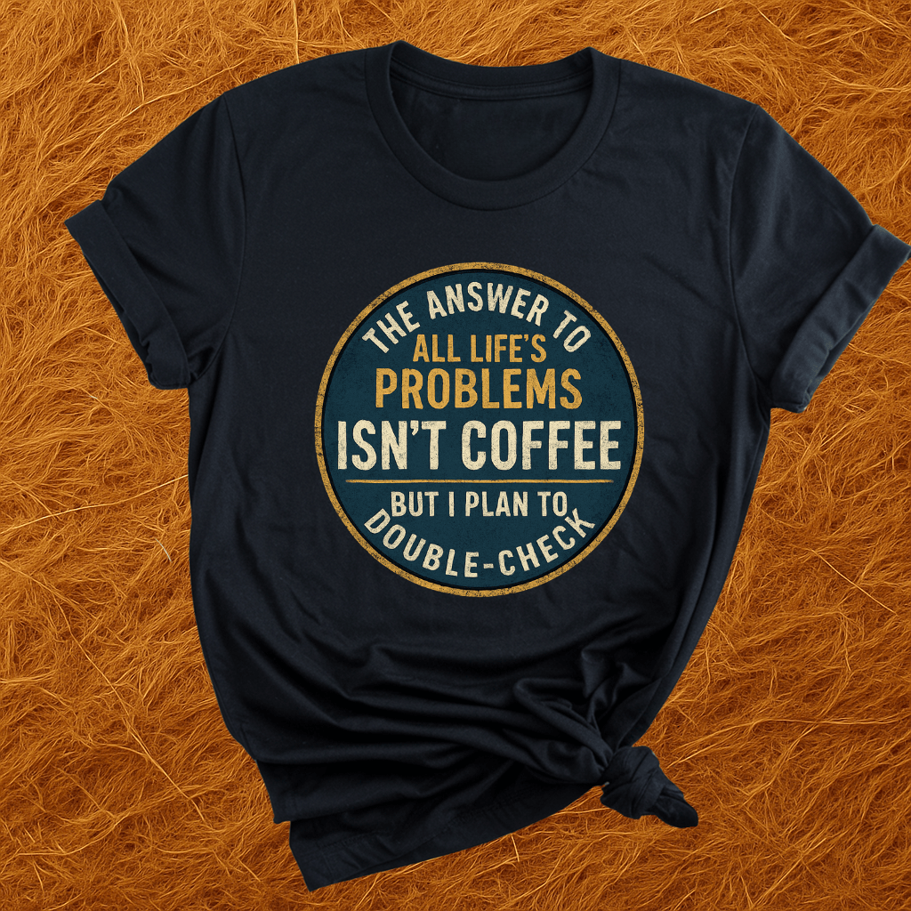 Coffee Answers Problems T-Shirt