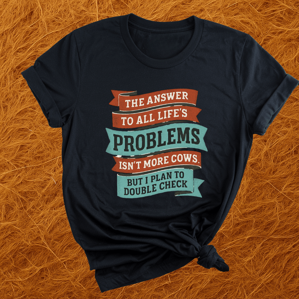 Cows Are The Answer T-Shirt