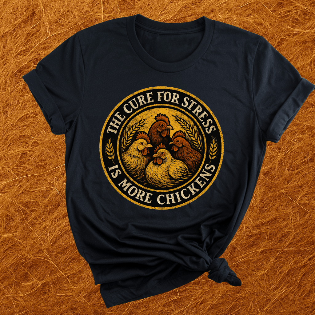 More Chickens Cure Stress T-Shirt