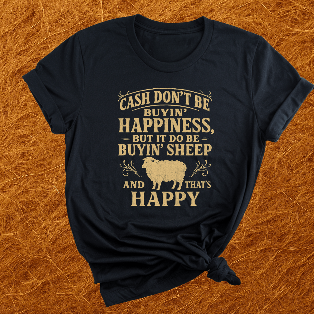Happiness Is Sheep T-Shirt