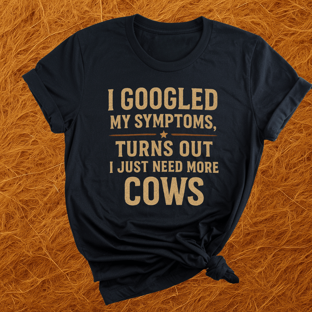 Symptoms Say More Cows T-Shirt