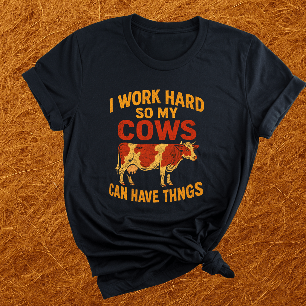 I Work For Cows T-Shirt