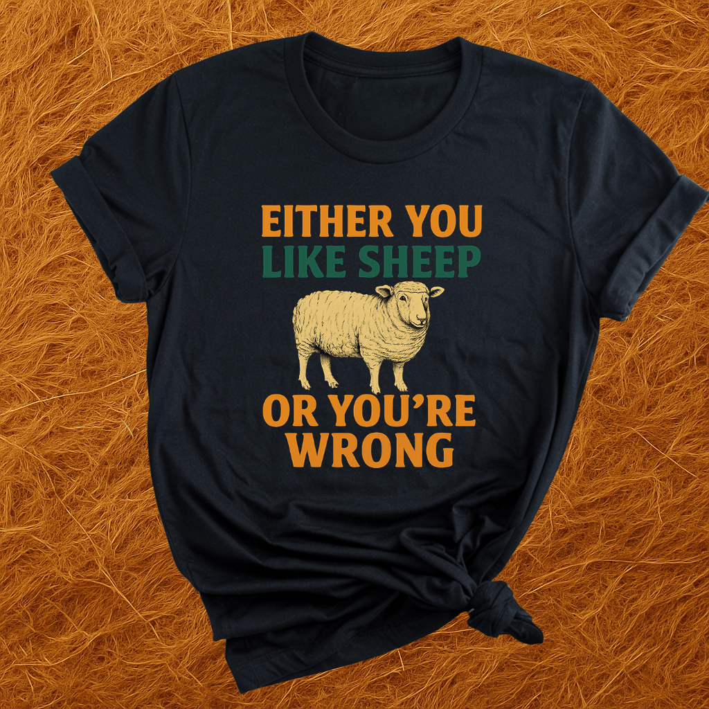 Sheep Or You're Wrong T-Shirt