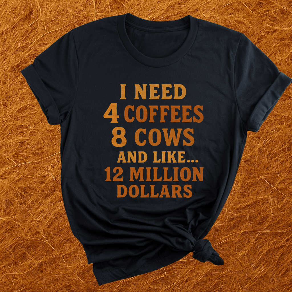 Coffee And Cows T-Shirt