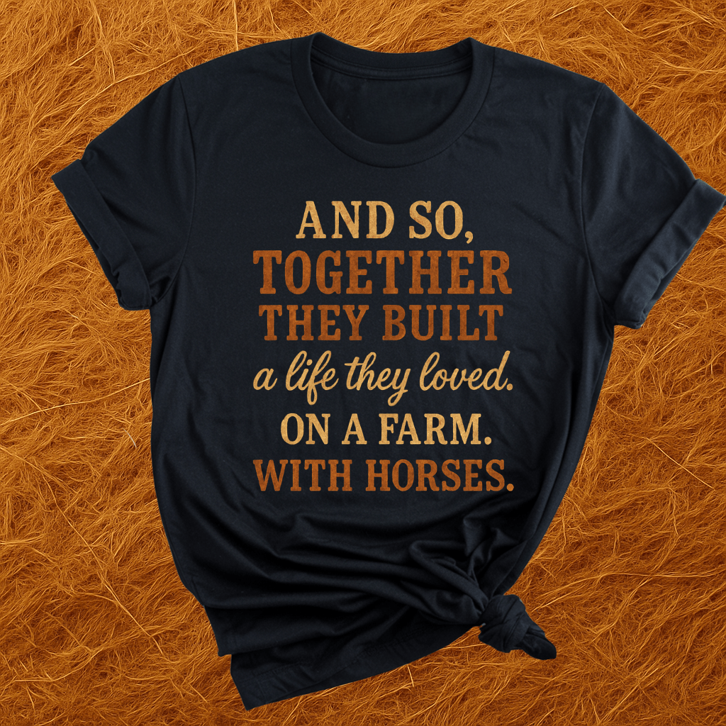 A Farm With Horses T-Shirt