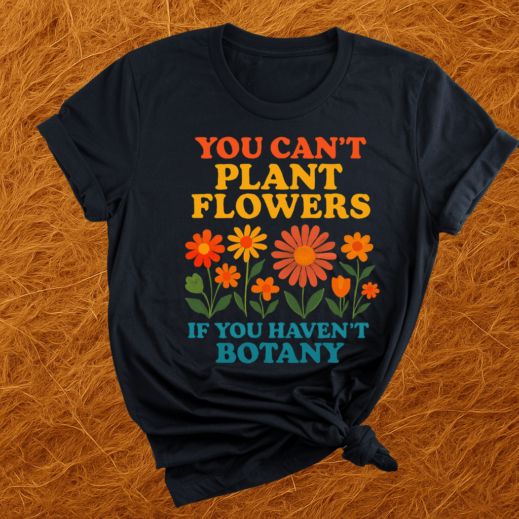 Bot-any Flowers Joke T-Shirt