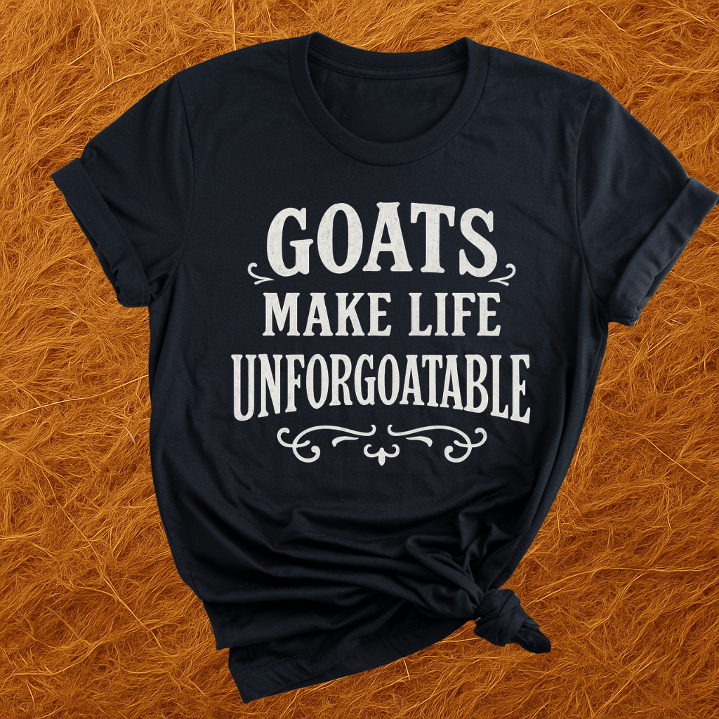 Goats Make Life Unforgettable T-Shirt