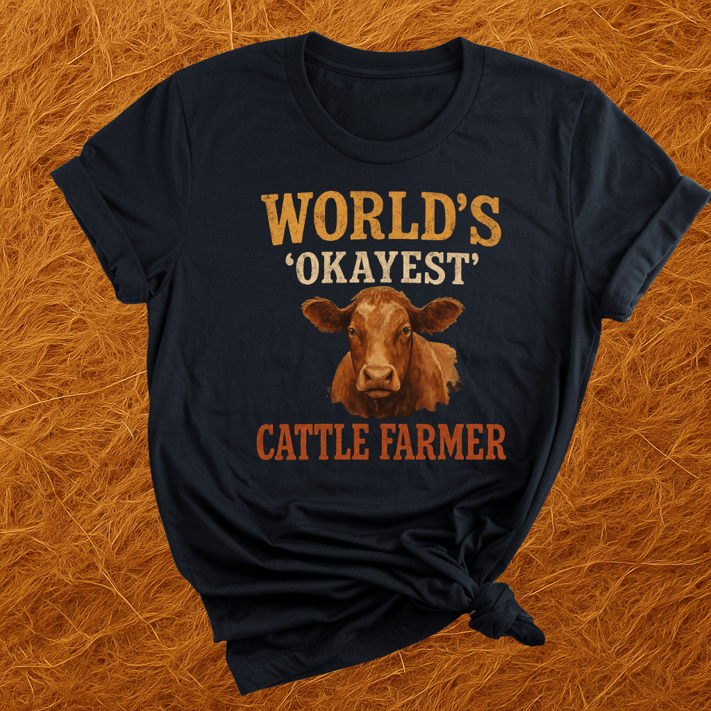 Okayest Cattle Farmer T-Shirt