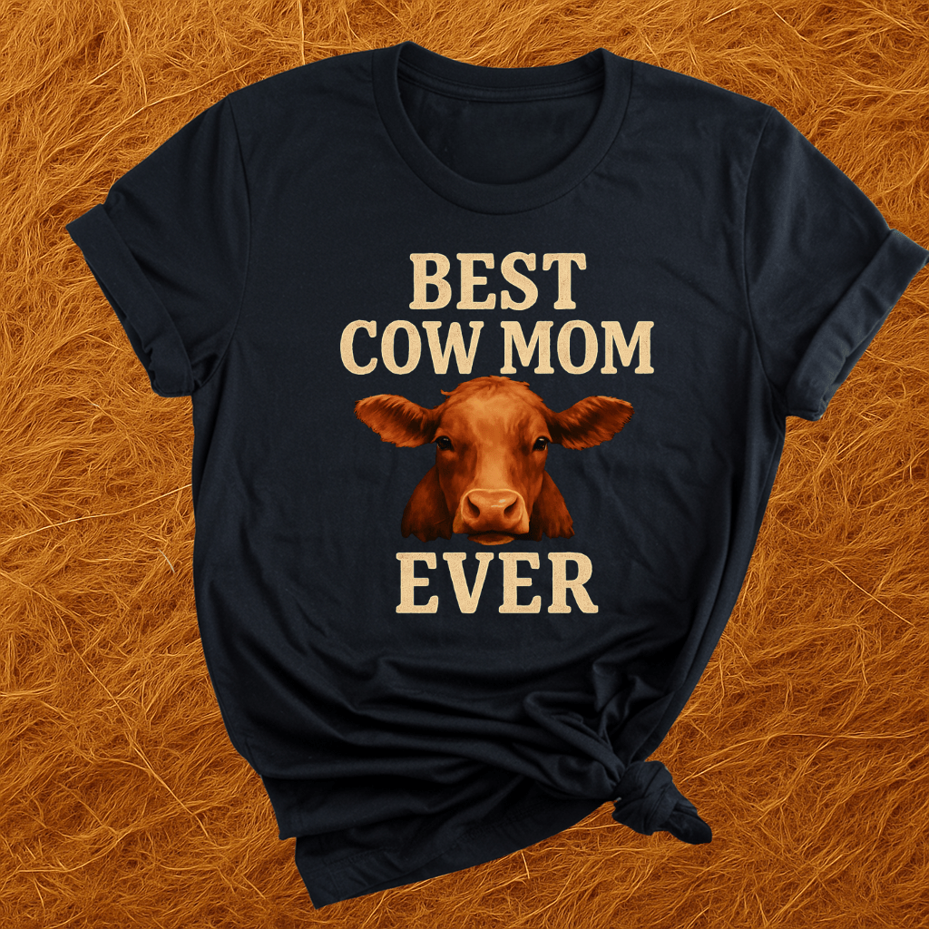 Best Cow Mom T-Shirt