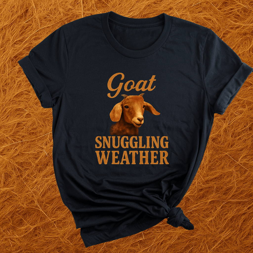 Goat Snuggling Weather T-Shirt