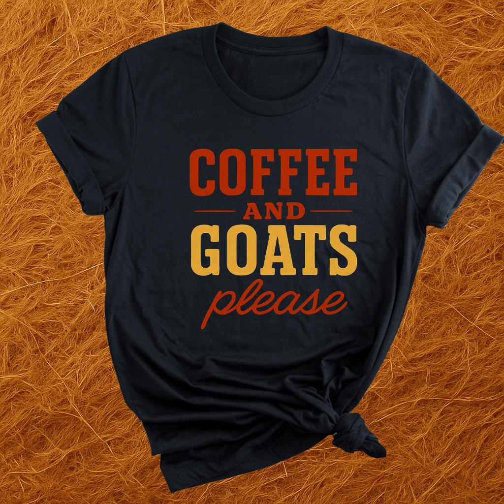 Coffee & Goats Please T-Shirt