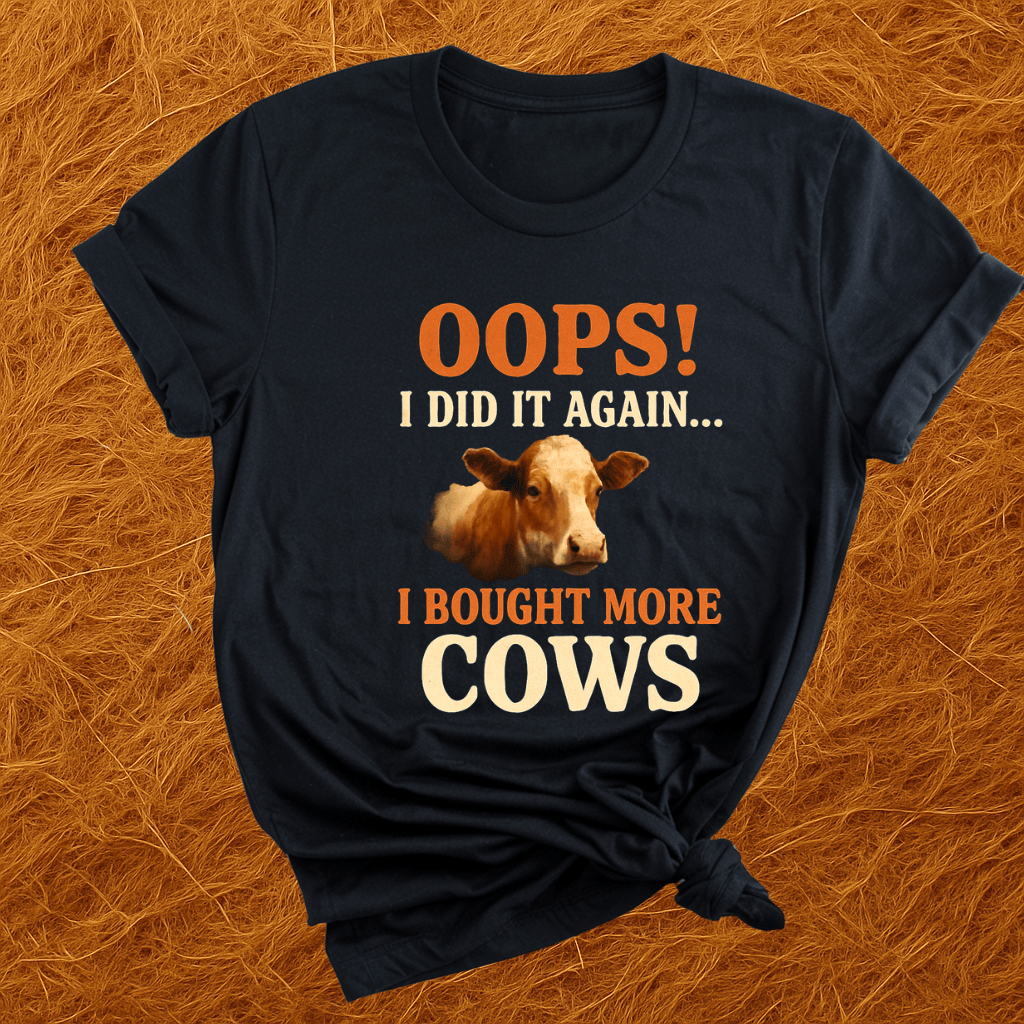 Oops! I Bought Cows T-Shirt