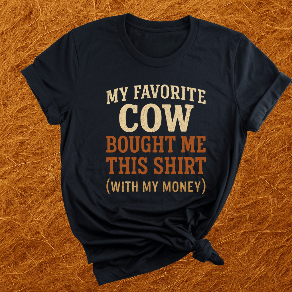 Cow Bought Me This T-Shirt