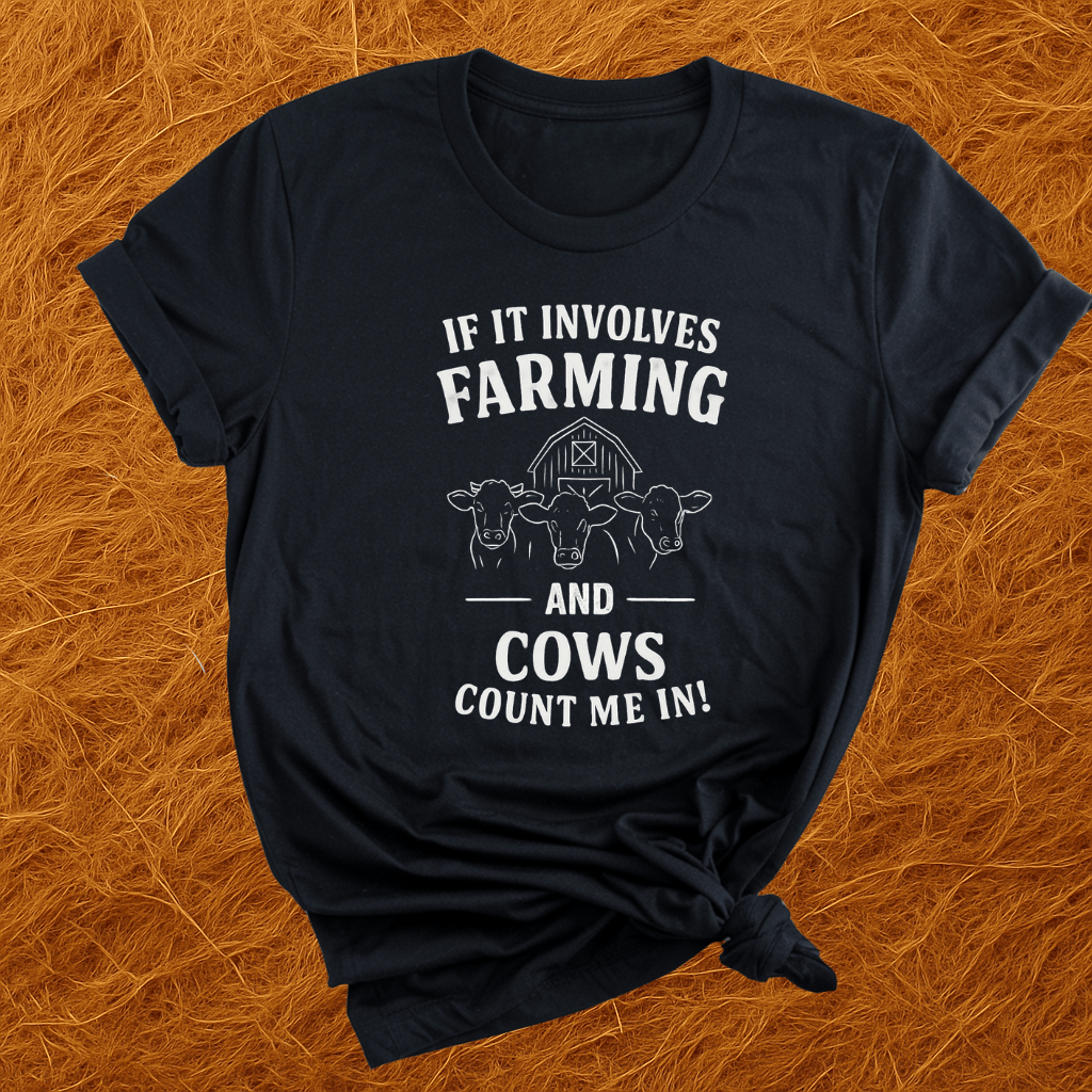 If It Involves Cows T-Shirt