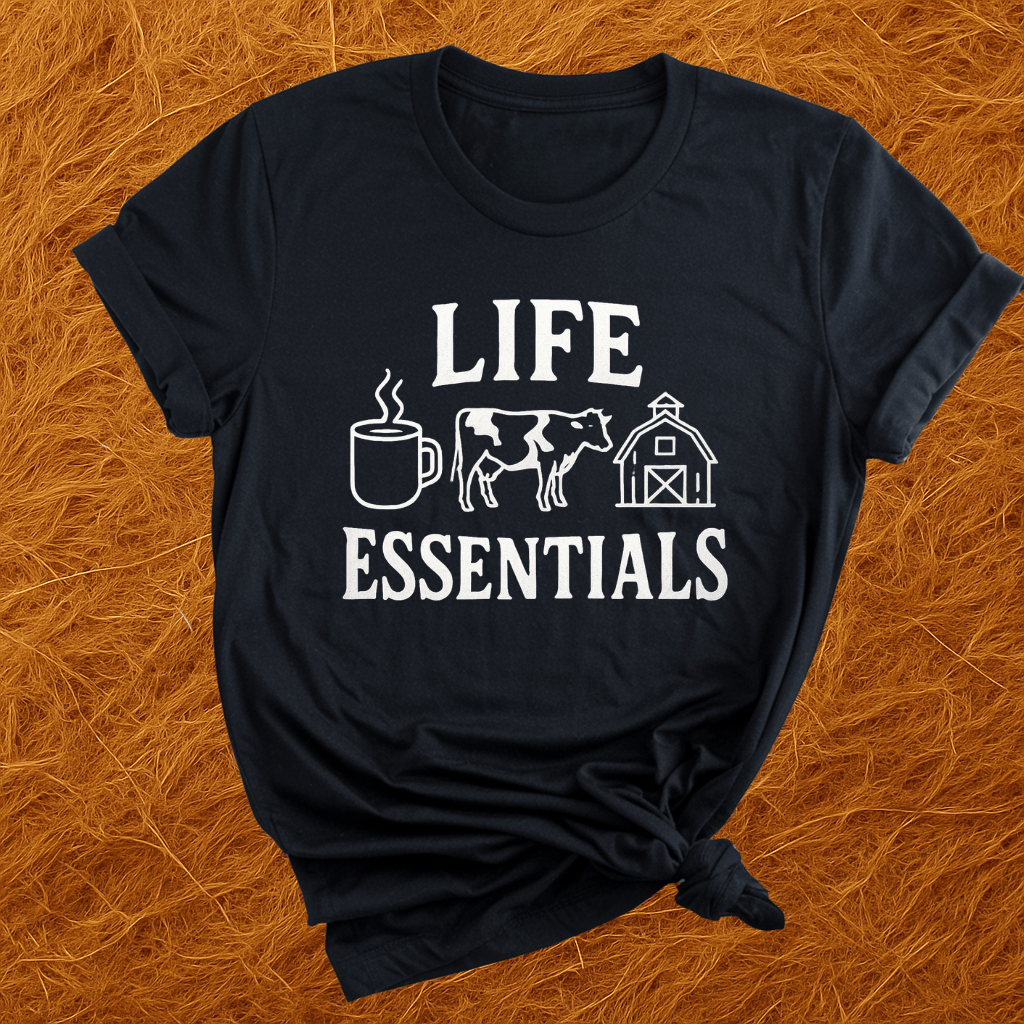 Cows Are Life Essentials T-Shirt
