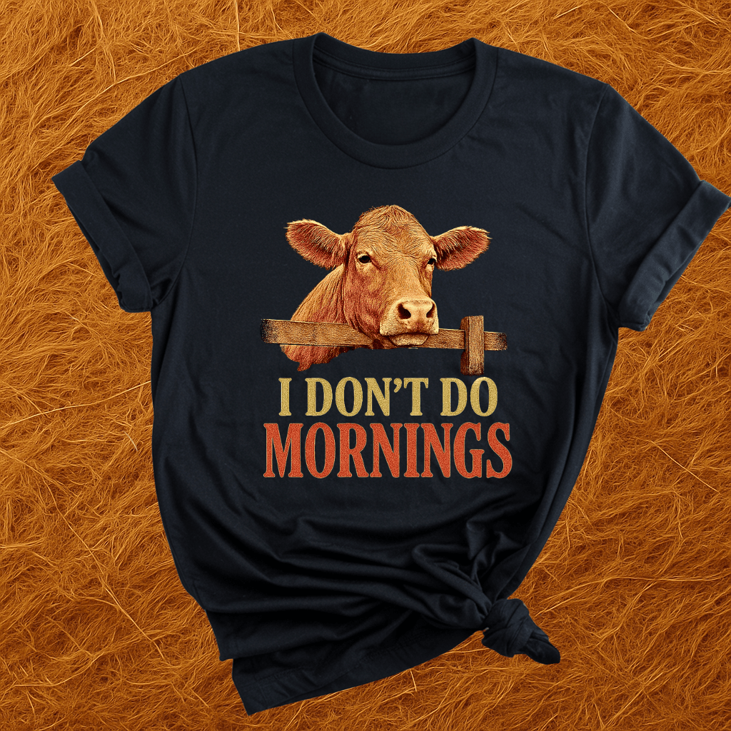Not A Morning Cow T-Shirt