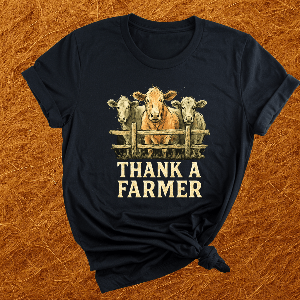 Thank Farmers: Cows T-Shirt