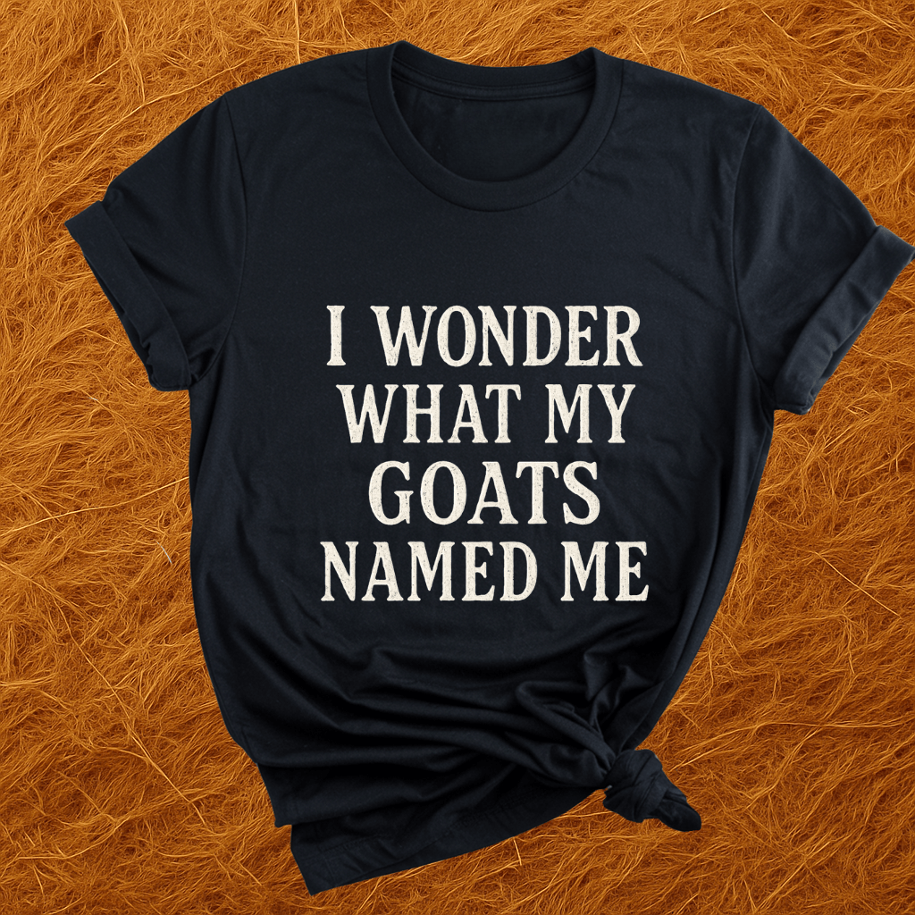 Wonder What Cows Named Me T-Shirt