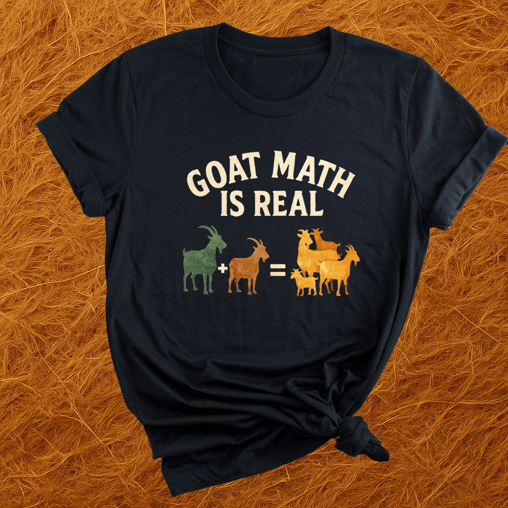 Goat Math Is Real T-Shirt