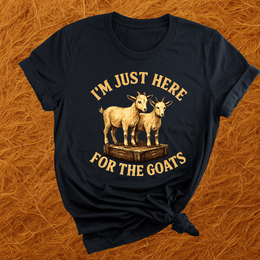 Here For The Goats T-Shirt