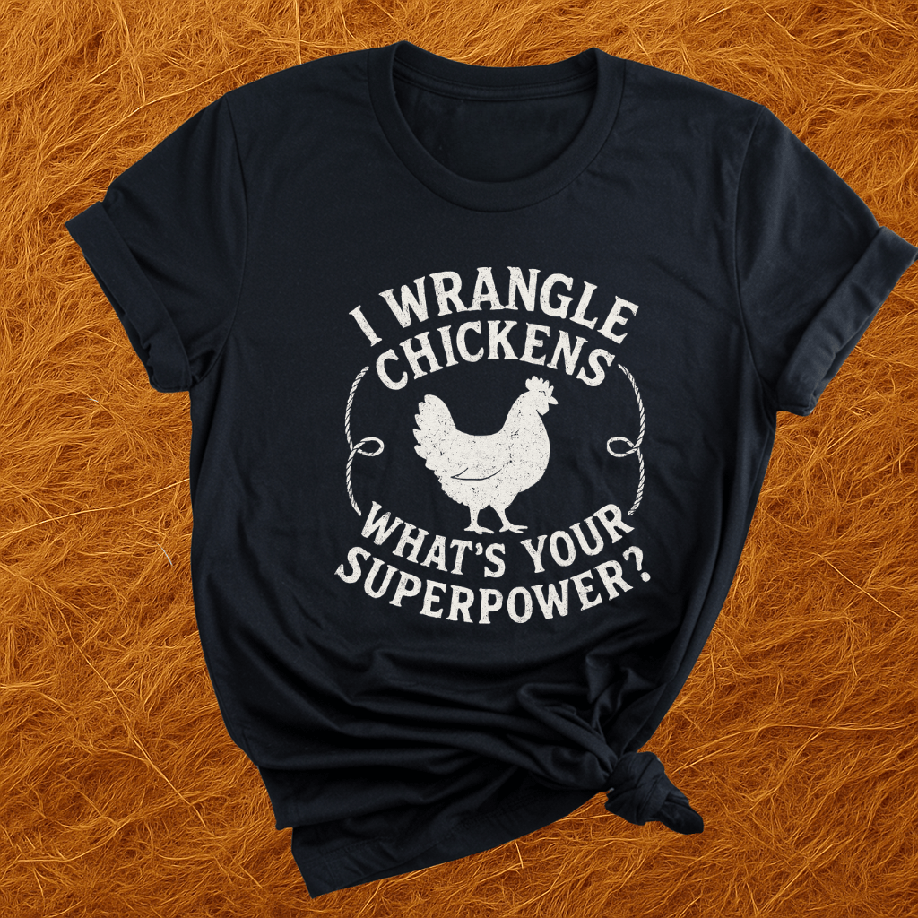 I Wrangle Chickens T-Shirt