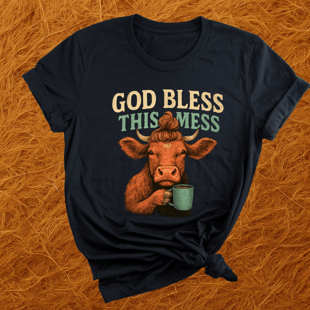 Bless This Mess Cows T-Shirt
