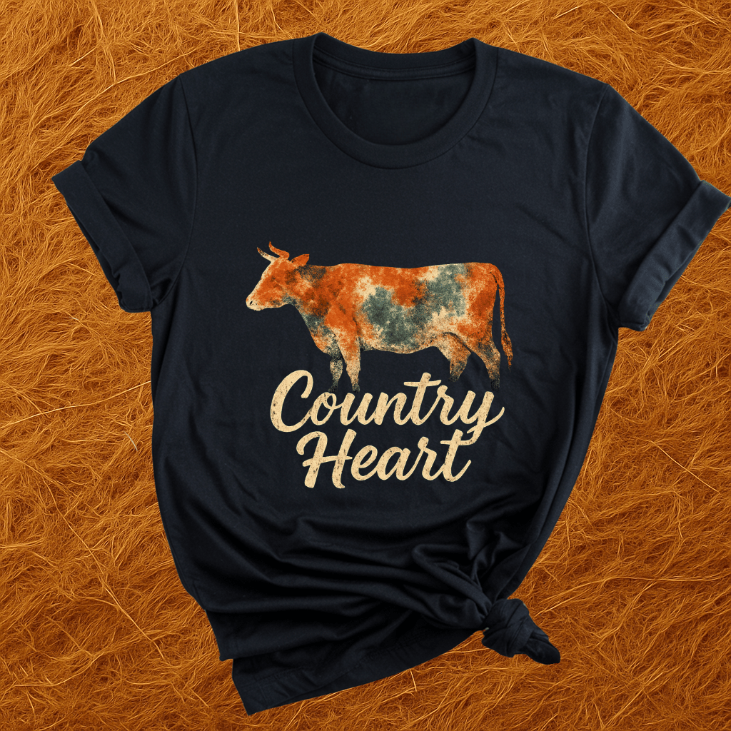 Country Heart Cows T-Shirt