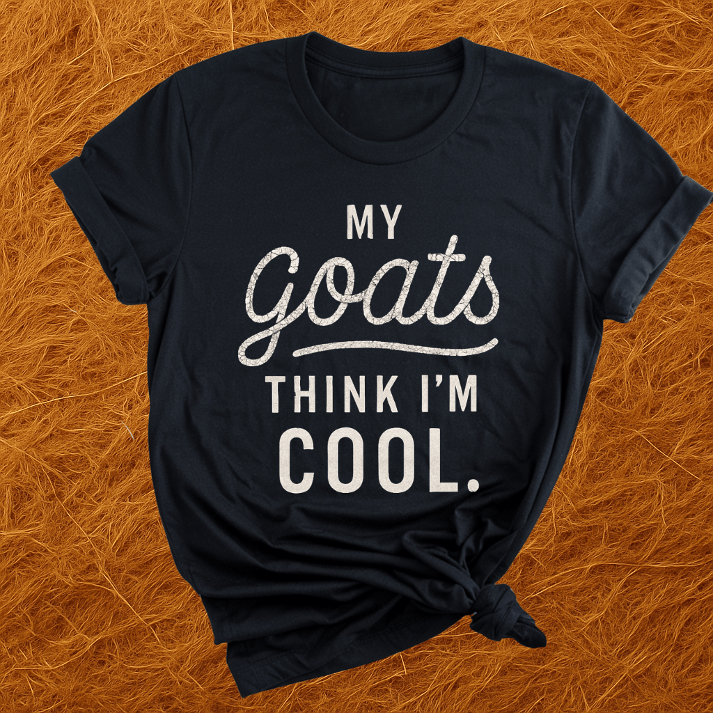 Goats Think I'm Cool T-Shirt