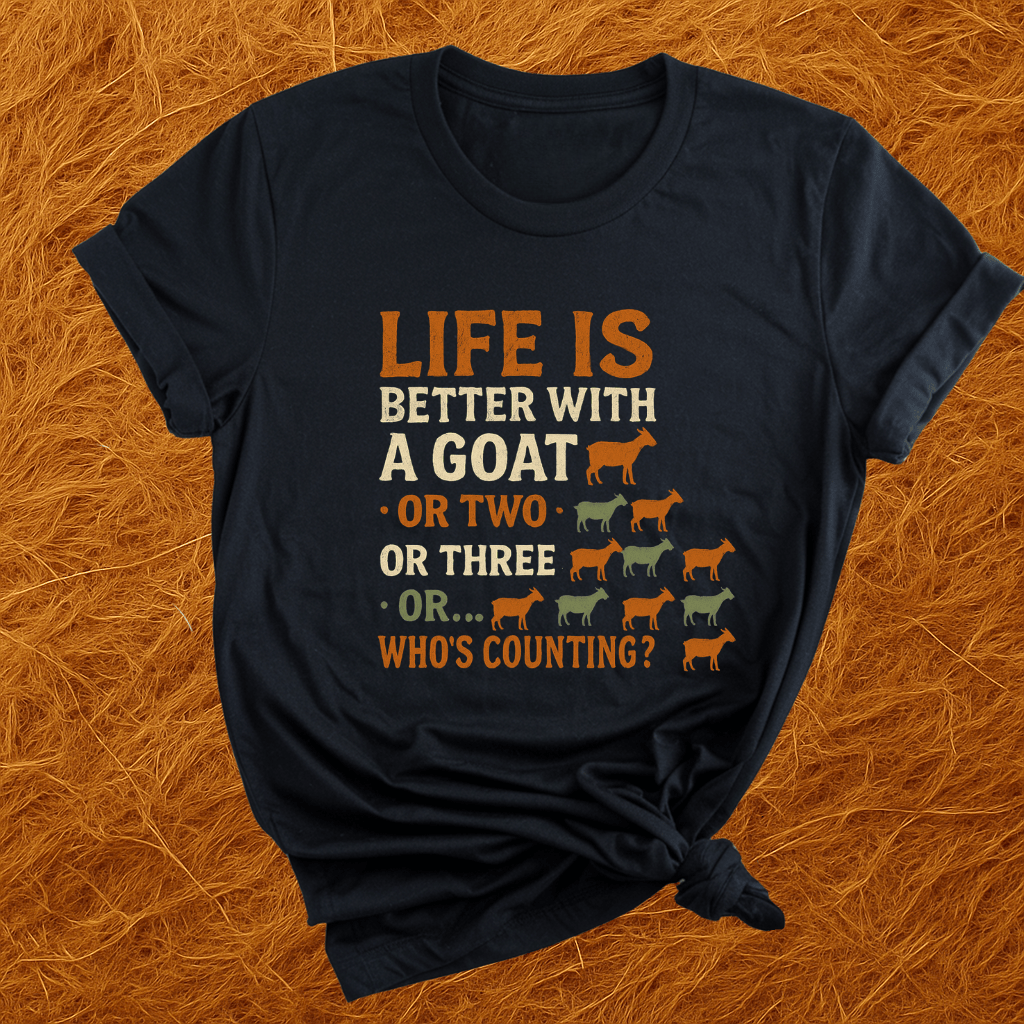 Life's Better With Goats T-Shirt