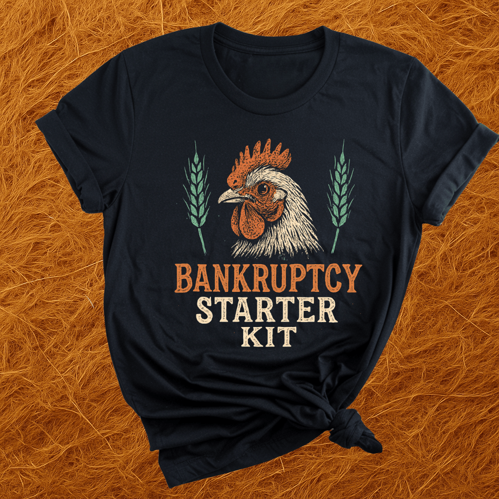 Chickens: Bankruptcy Starter Kit T-Shirt
