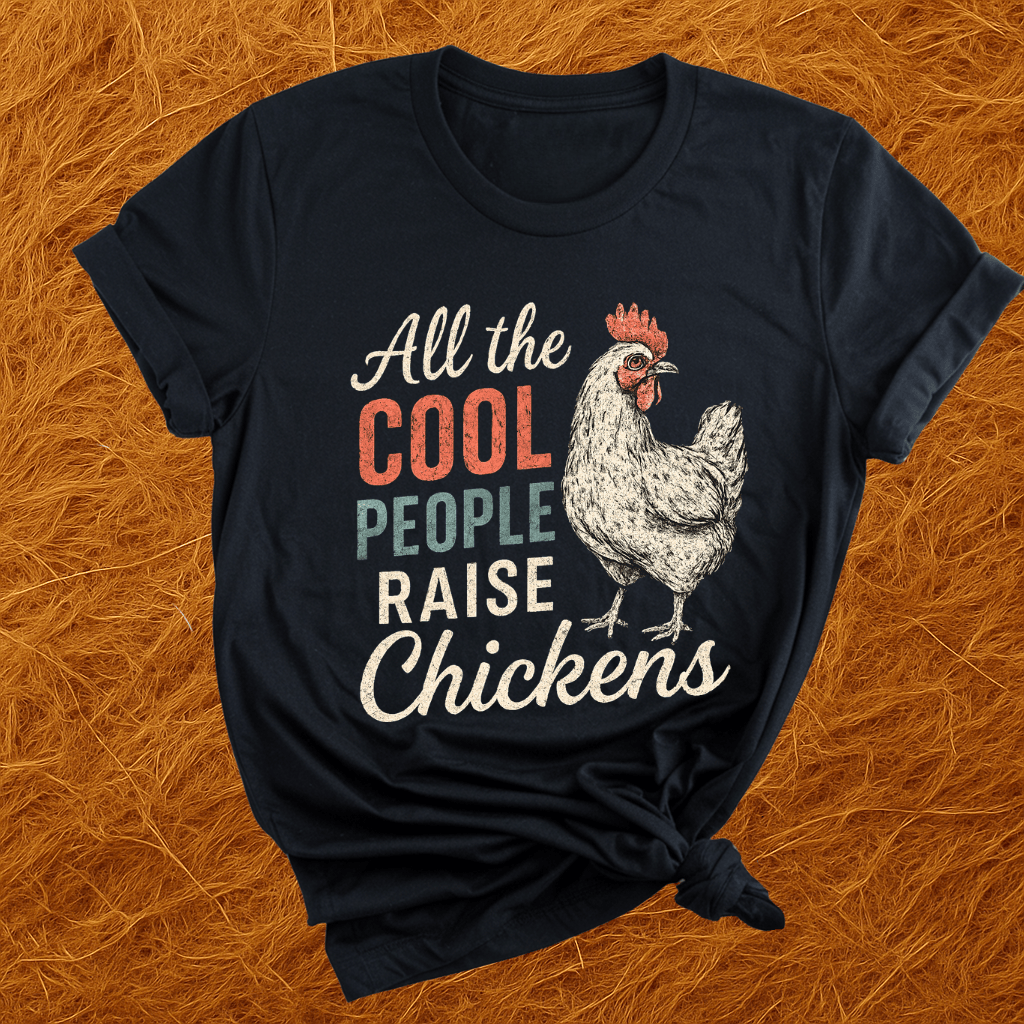Cool Folks Raise Chickens T-Shirt
