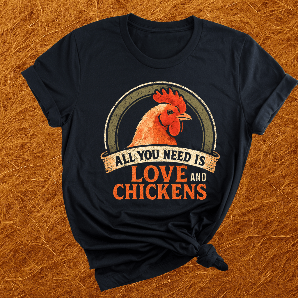Need Love & Chickens T-Shirt