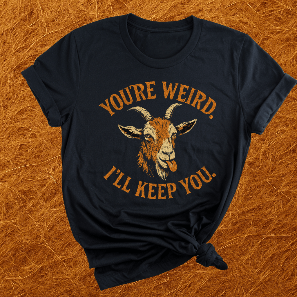 You're Weird. I'll Keep You. Goats T-Shirt