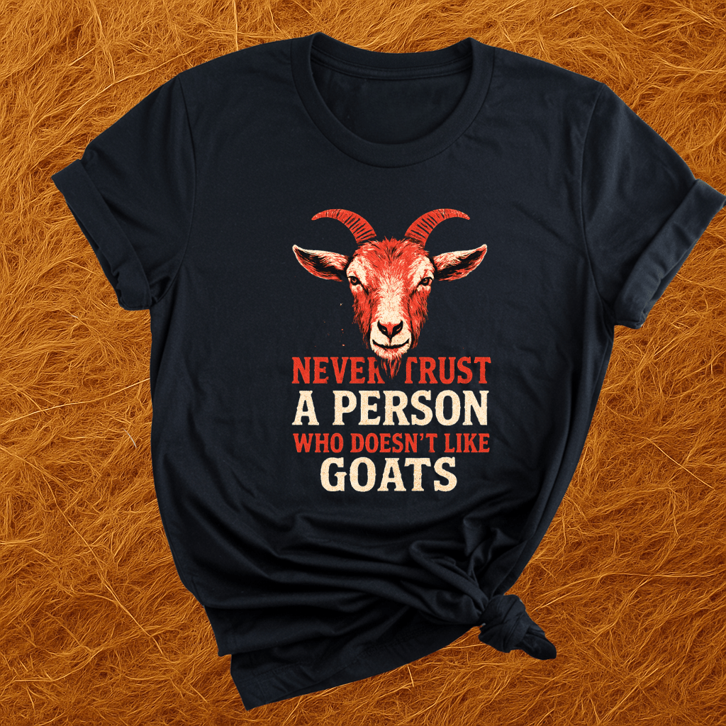 Never Trust Goat Haters T-Shirt