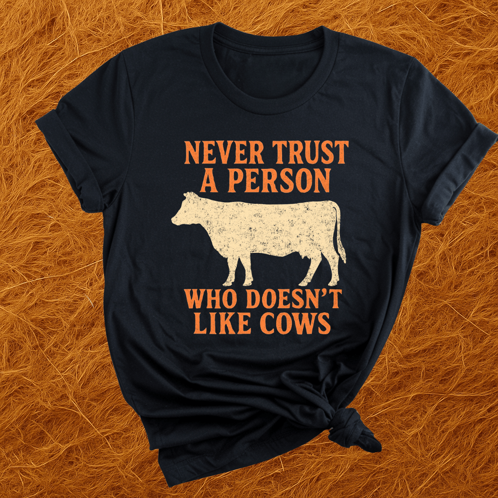 Never Trust Cow Haters T-Shirt