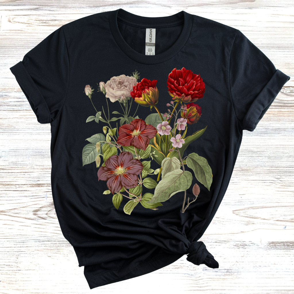 Vintage T-Shirt, Botanical T-shirt