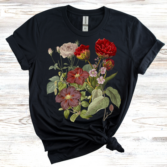 Vintage T-Shirt, Botanical T-shirt