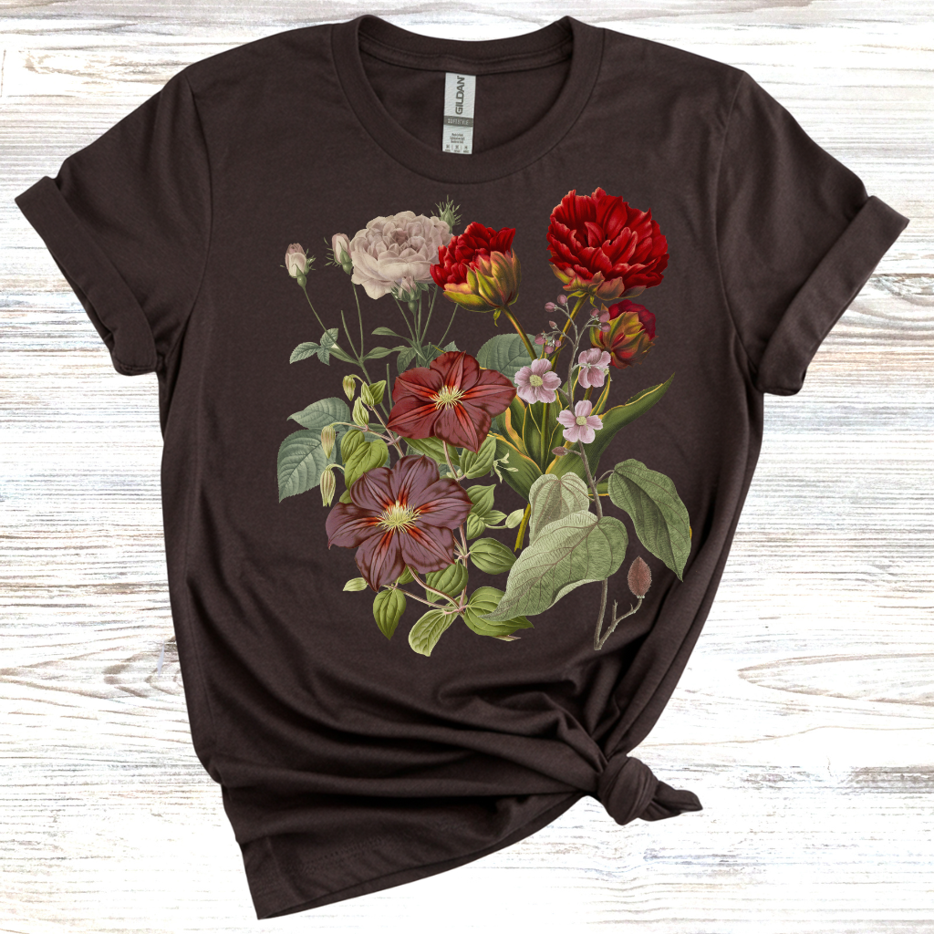 Vintage T-Shirt, Botanical T-shirt